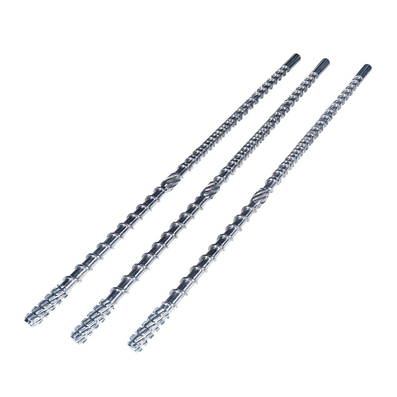 Bimetallic Screw Barrel kanggo Mesin Extruder Screw Tunggal